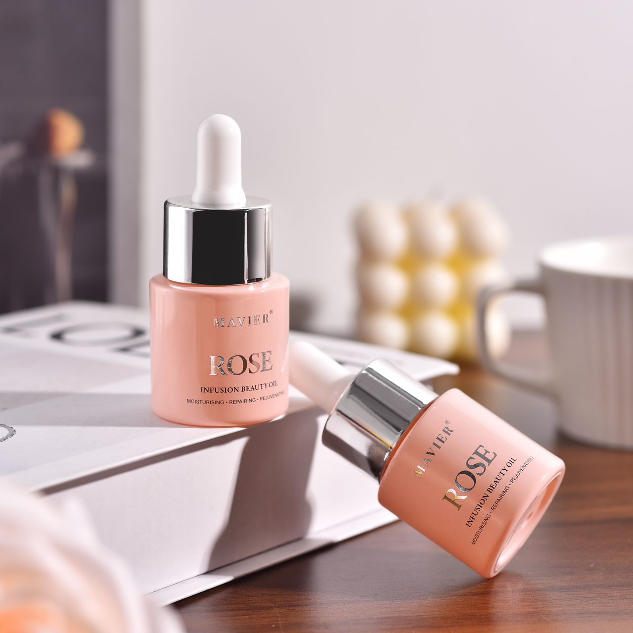 Mavier | ROSE INFUSION BEAUTY OIL
玫瑰小粉瓶